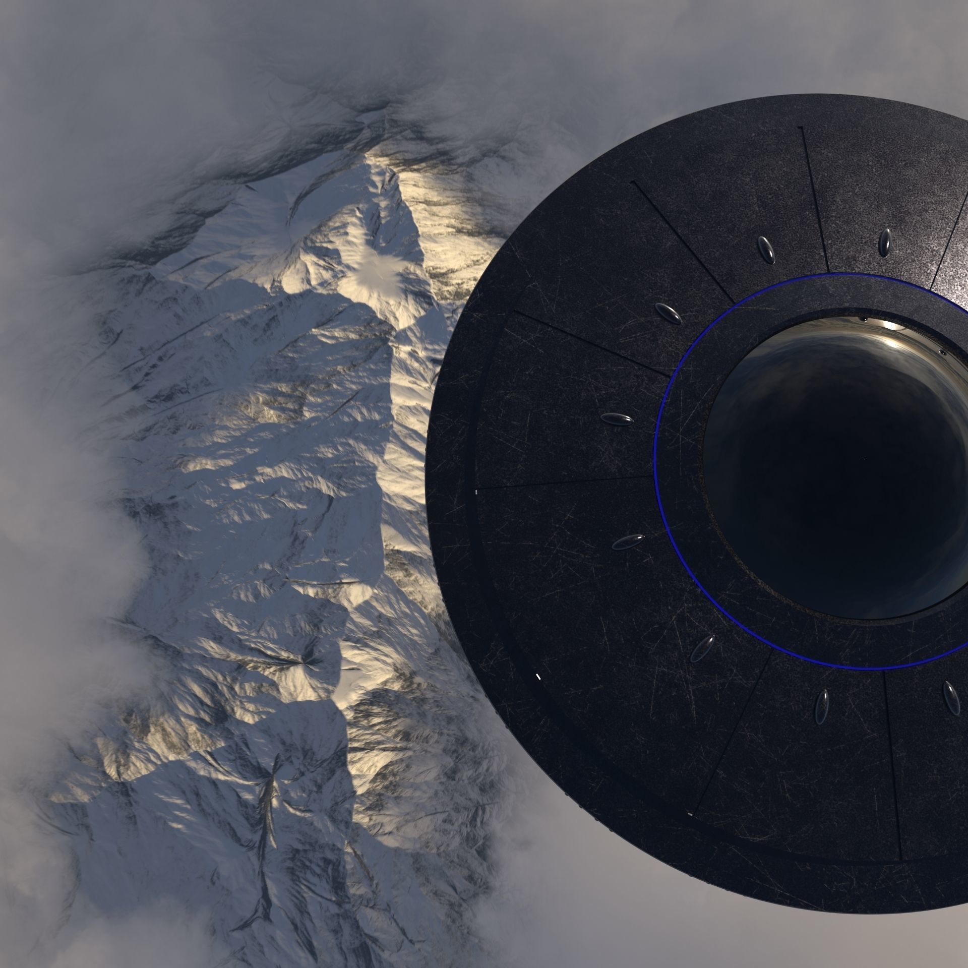 UFO Model 3D model_11