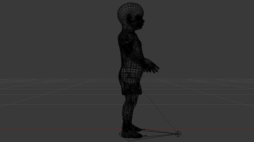 Baby Boy in a Jumper 04 Low-poly 3D model_17