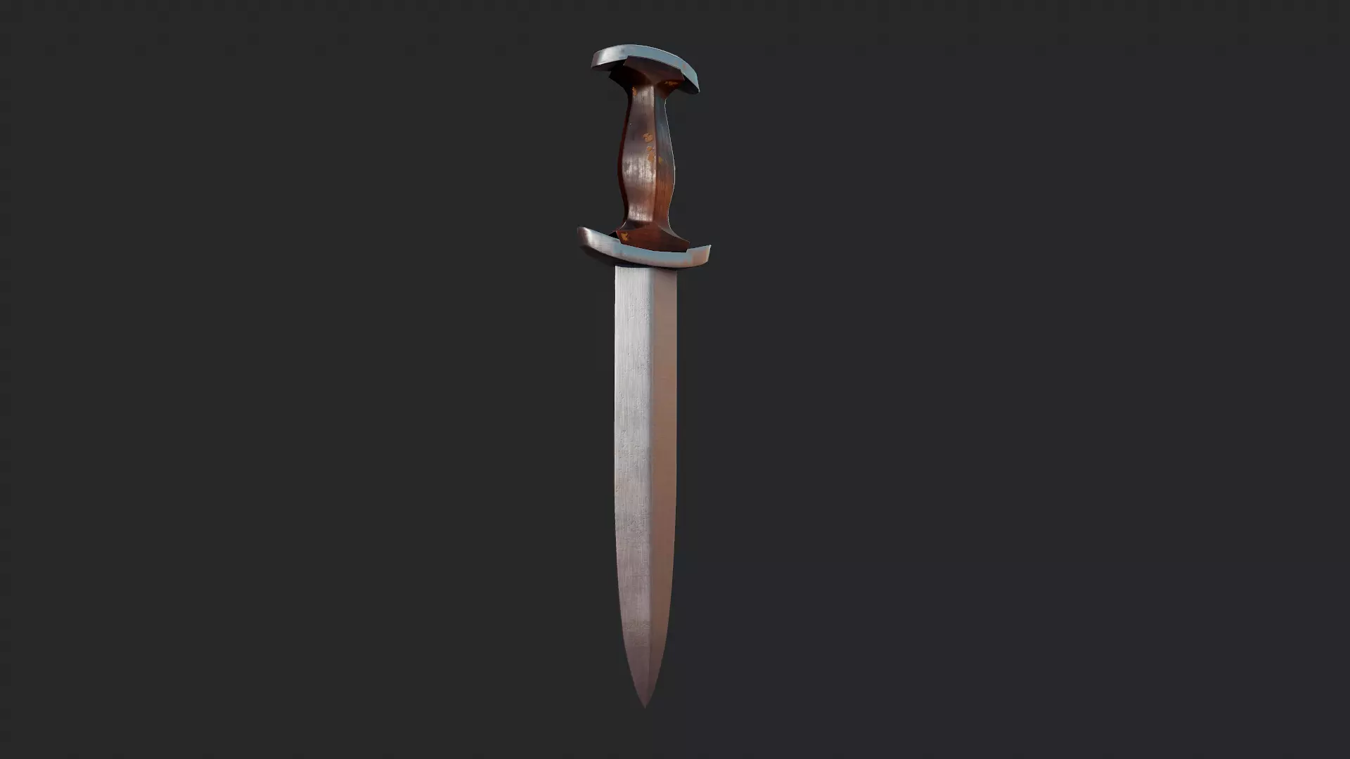 Dagger - Tutorial Included  Low-poly 3D model_0