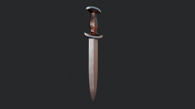 3D model Dagger - Tutorial Included VR / AR / low-poly | CGTrader