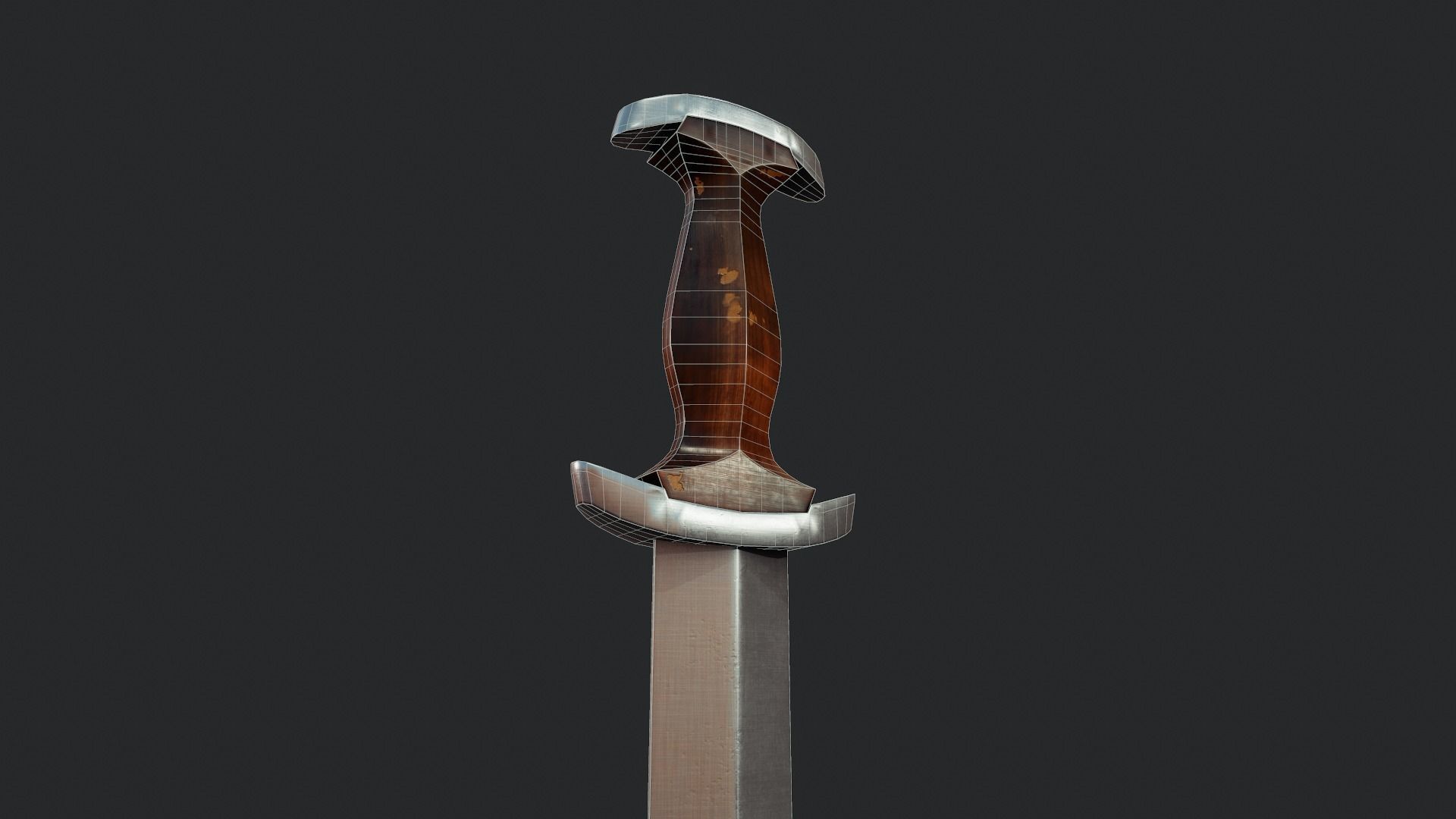 Dagger - Tutorial Included  Low-poly 3D model_8