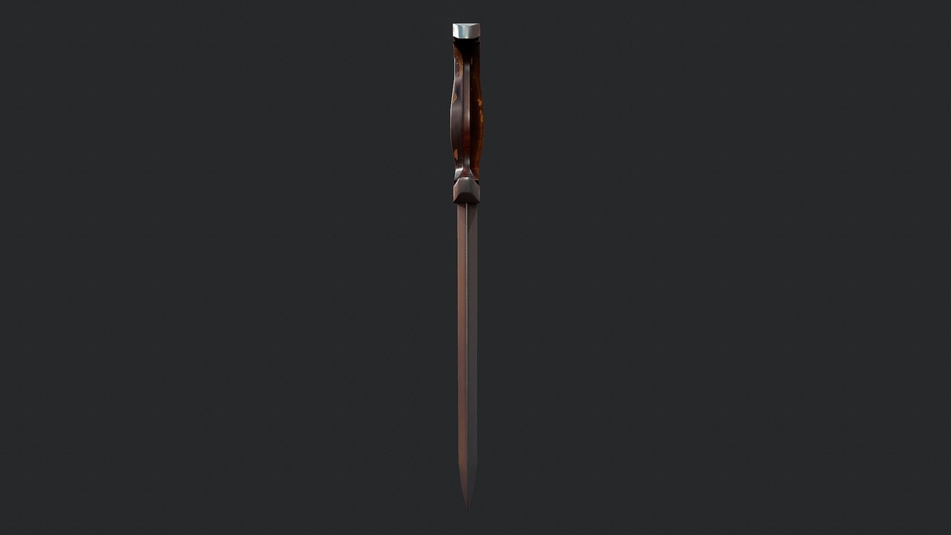 Dagger - Tutorial Included  Low-poly 3D model_10