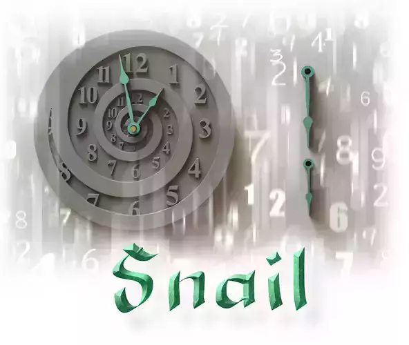 Snail clock