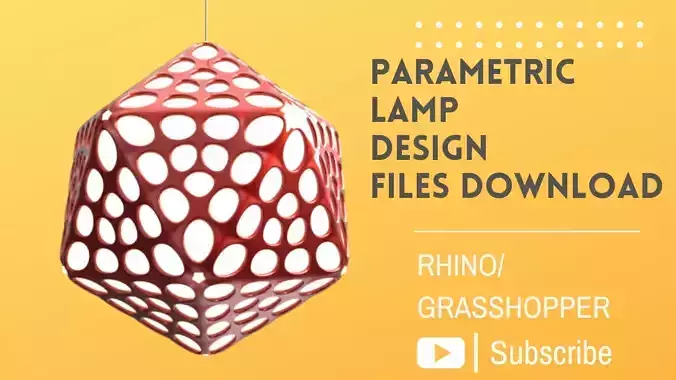 Parametric Lamp Design Grasshopper Rhino 3d Files Download