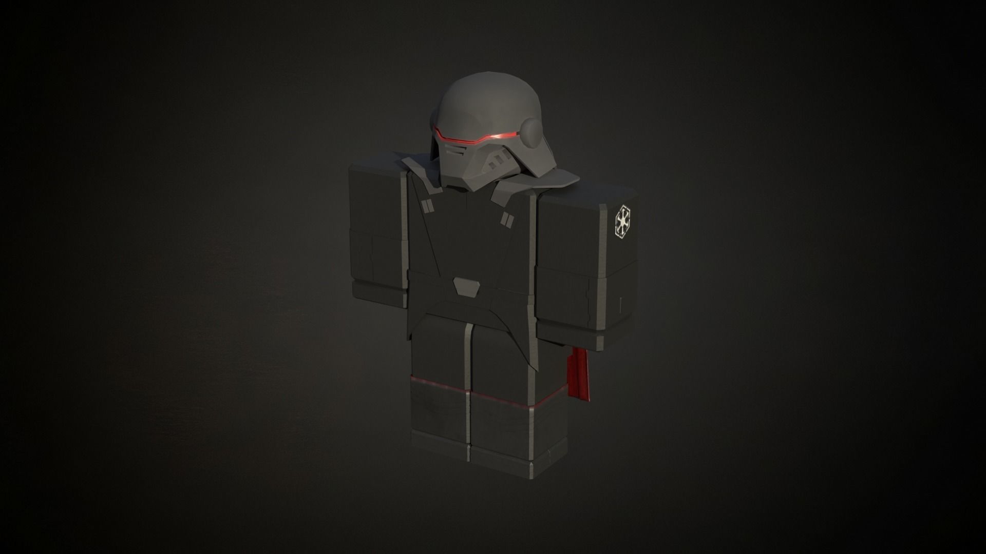 Roblox r6 knight armor Inquisitor model Low-poly 3D model Low-poly 3D model_2