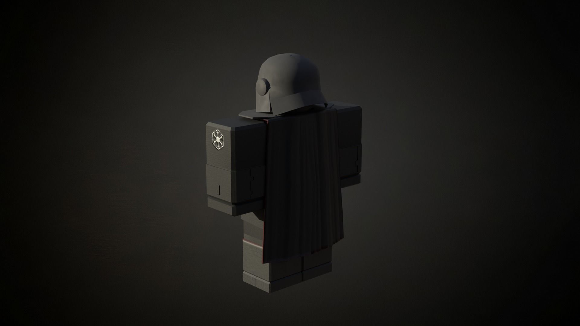 Roblox r6 knight armor Inquisitor model Low-poly 3D model Low-poly 3D model_4
