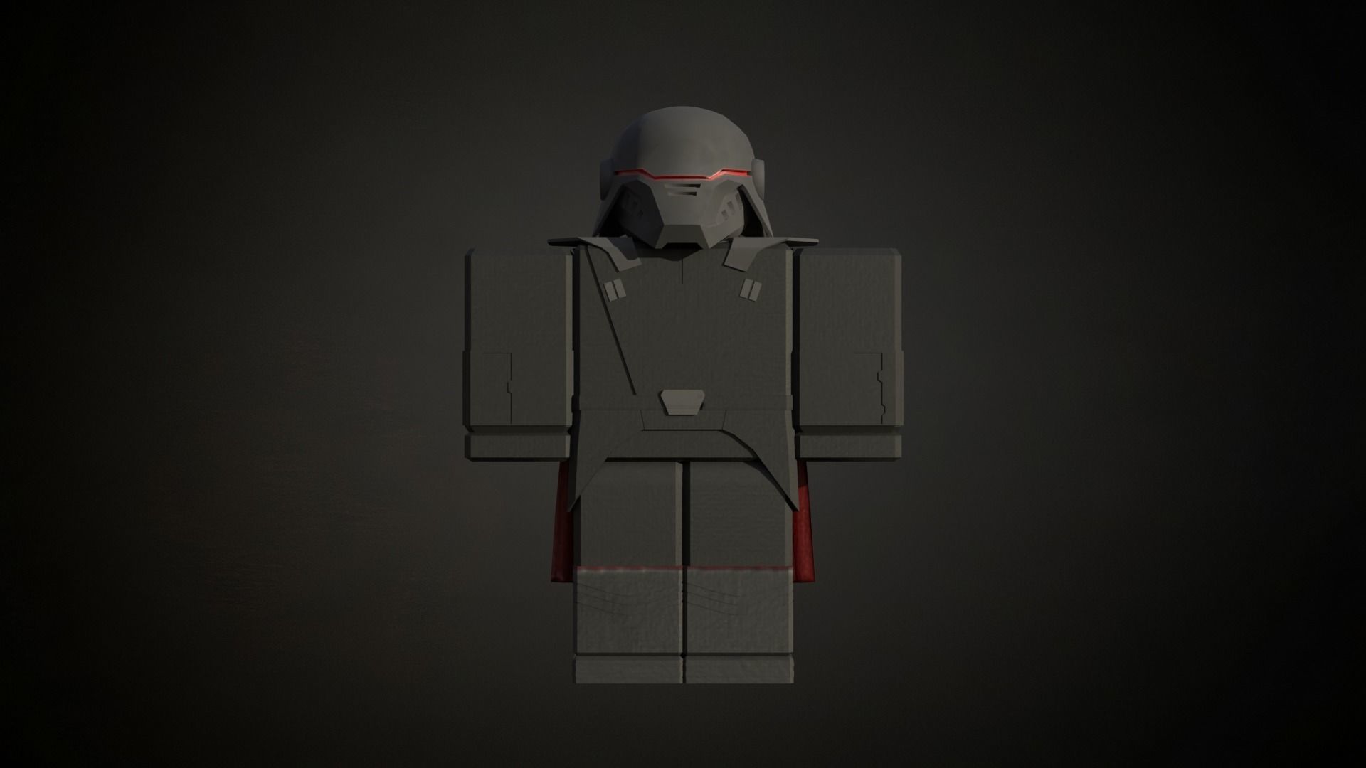 Roblox r6 knight armor Inquisitor model Low-poly 3D model Low-poly 3D model_1