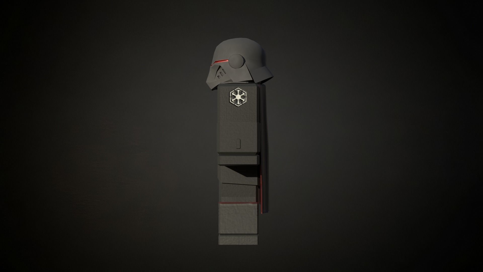 Roblox r6 knight armor Inquisitor model Low-poly 3D model Low-poly 3D model_3