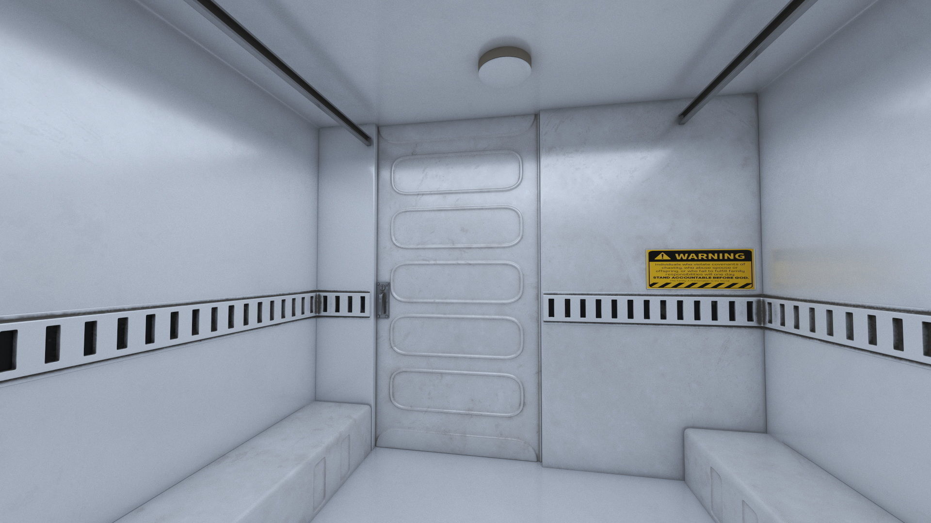 Grumman LLV USA Post Car Rigged 3D model_10