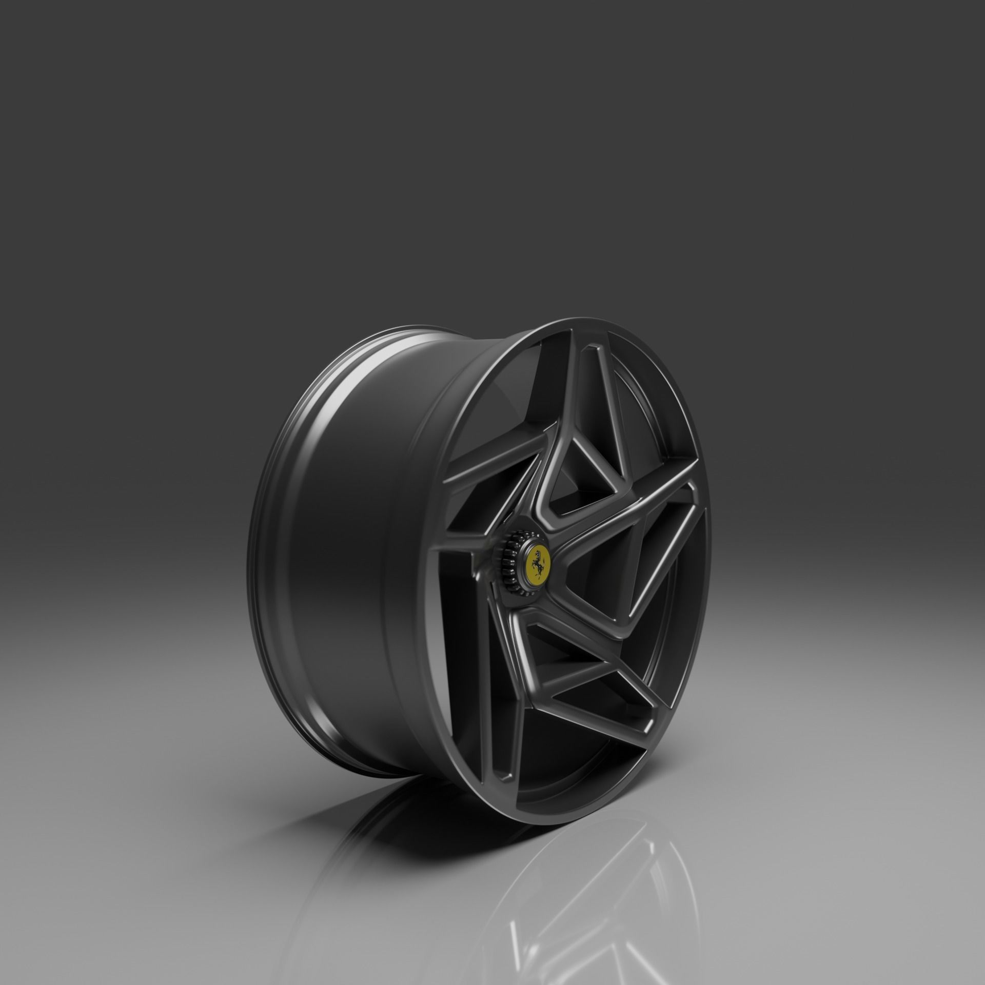 Ferrari FP8 Wheel 3D model_1