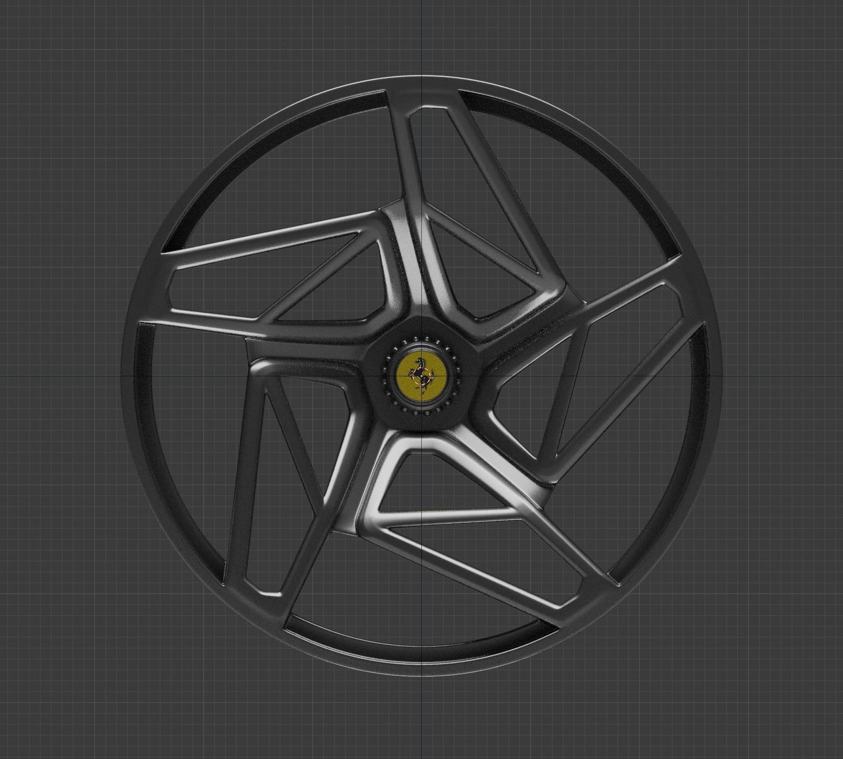 Ferrari FP8 Wheel 3D model_3