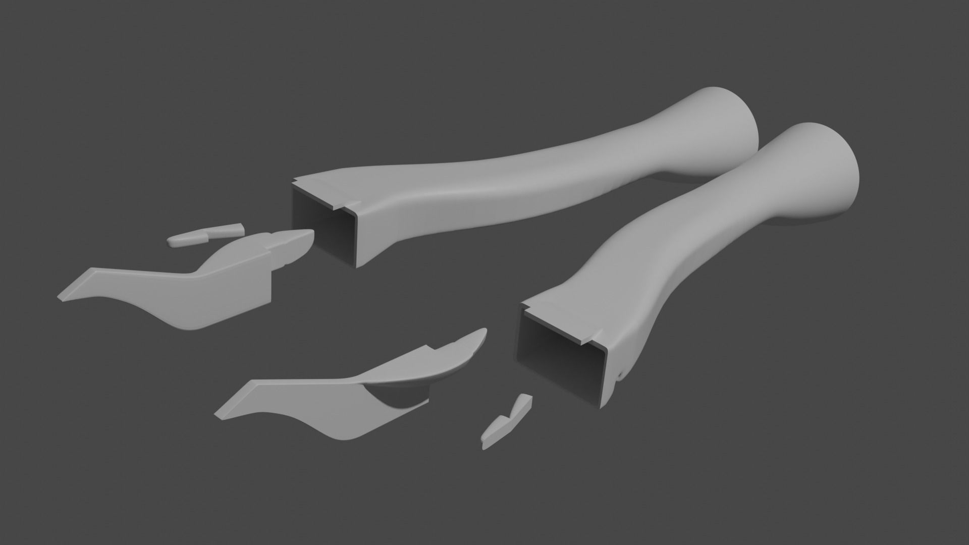 Additional inlet parts for Revell 1-32 scale Tornado GR1 3D print model_5