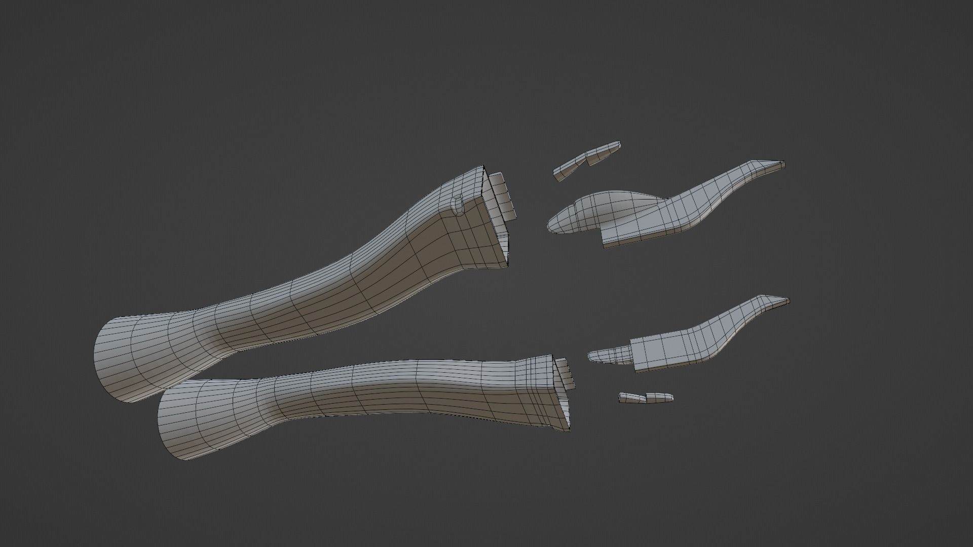 Additional inlet parts for Revell 1-32 scale Tornado GR1 3D print model_6