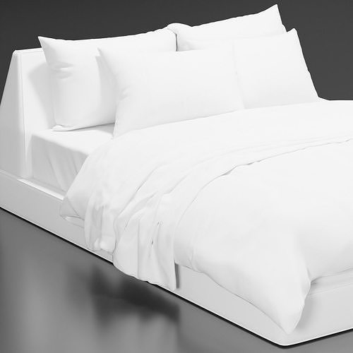 Bed 1 Free 3D model