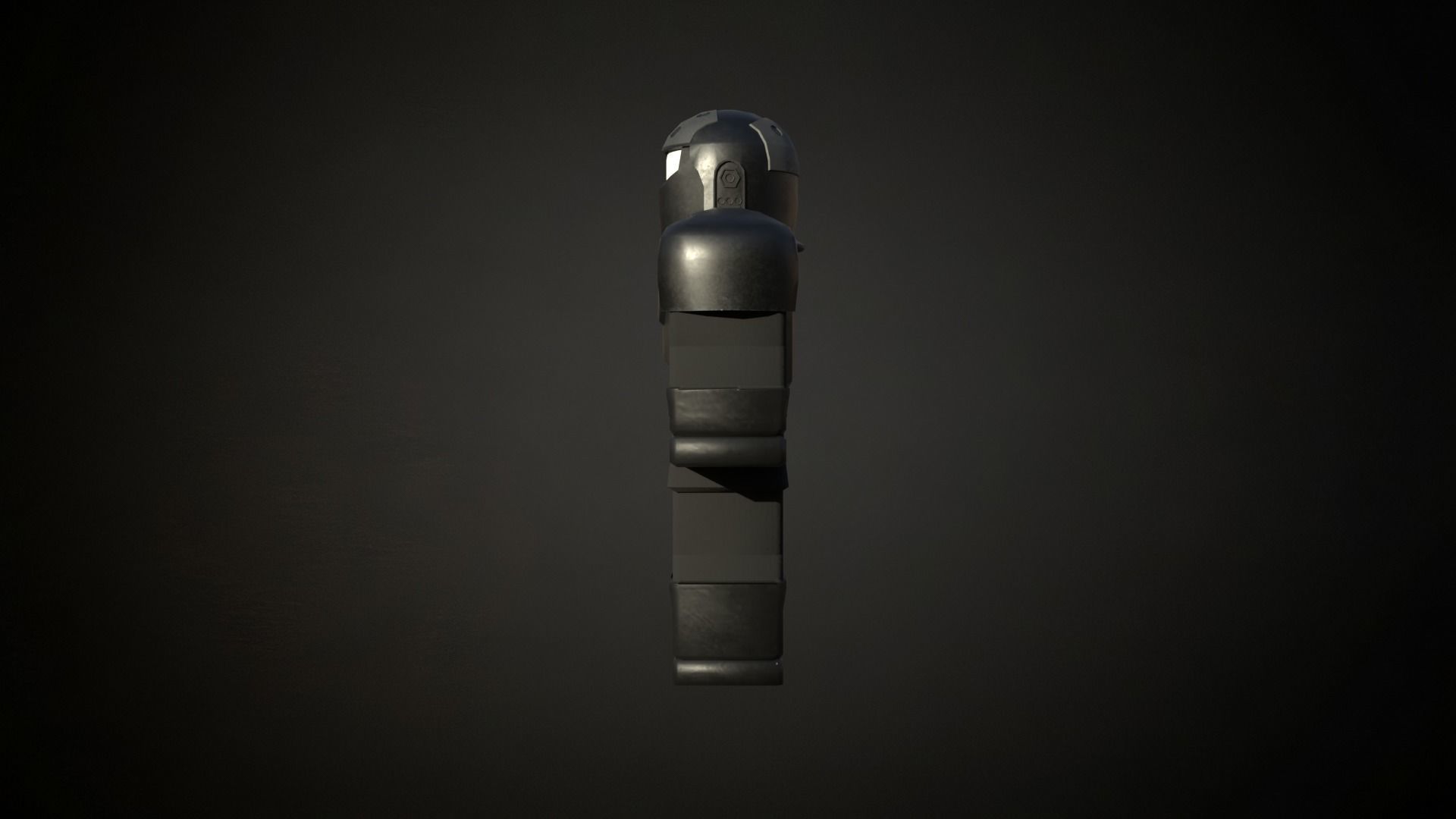 Roblox r6 knight armor model Low-poly 3D model Low-poly 3D model_2