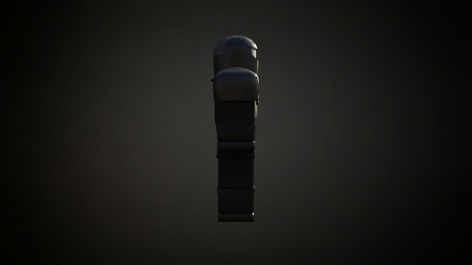 Roblox r6 knight armor model Low-poly 3D model Low-poly 3D model_8