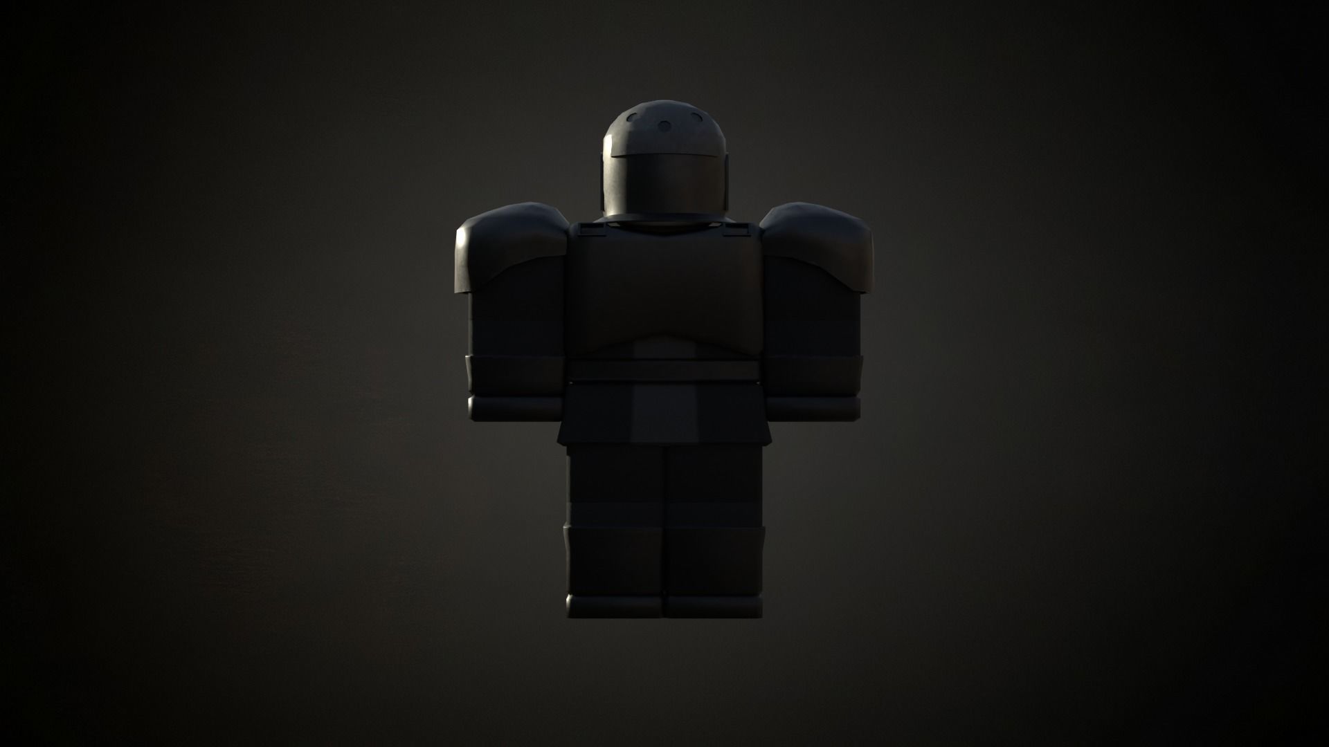 Roblox r6 knight armor model Low-poly 3D model Low-poly 3D model_6