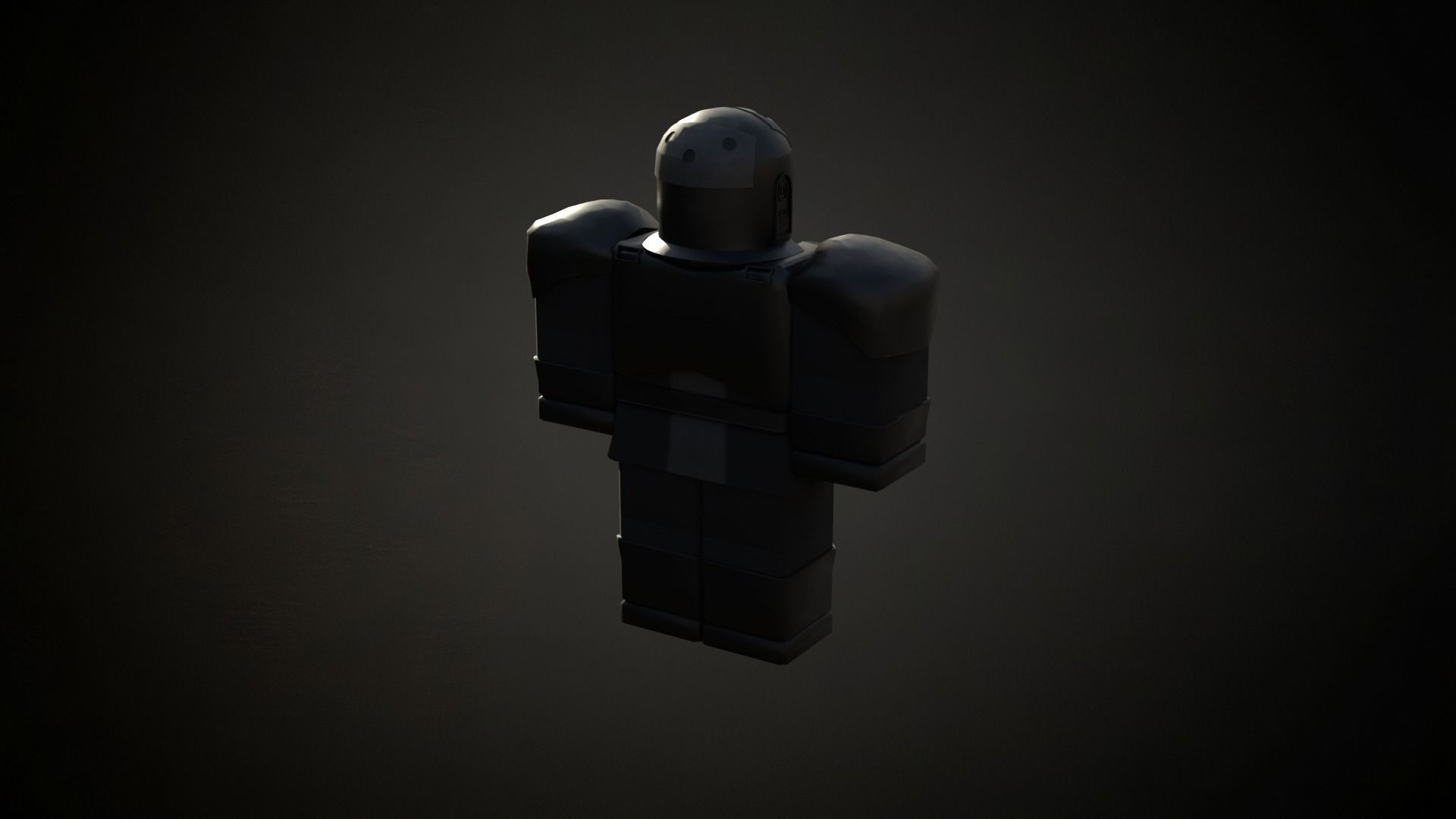 Roblox r6 knight armor model Low-poly 3D model Low-poly 3D model_7