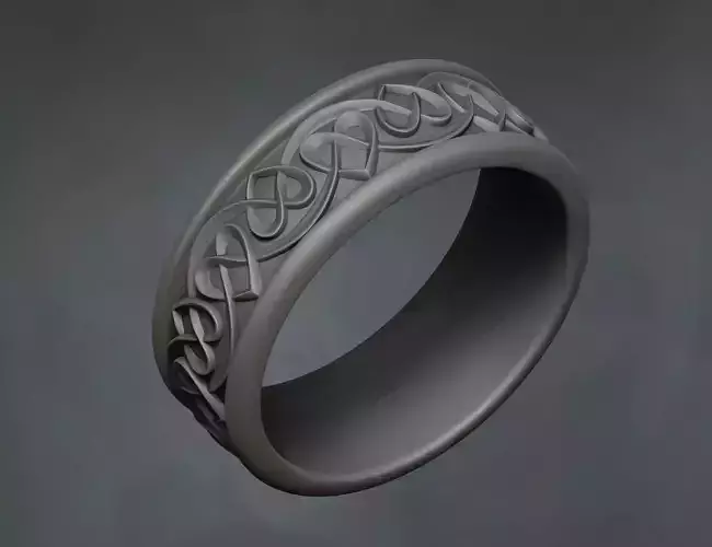 celtic knot wedding designer ring for engagement