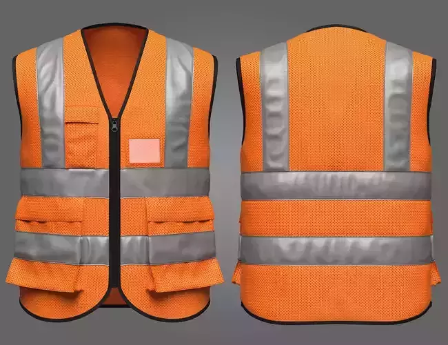 Safety Vest 3d Model