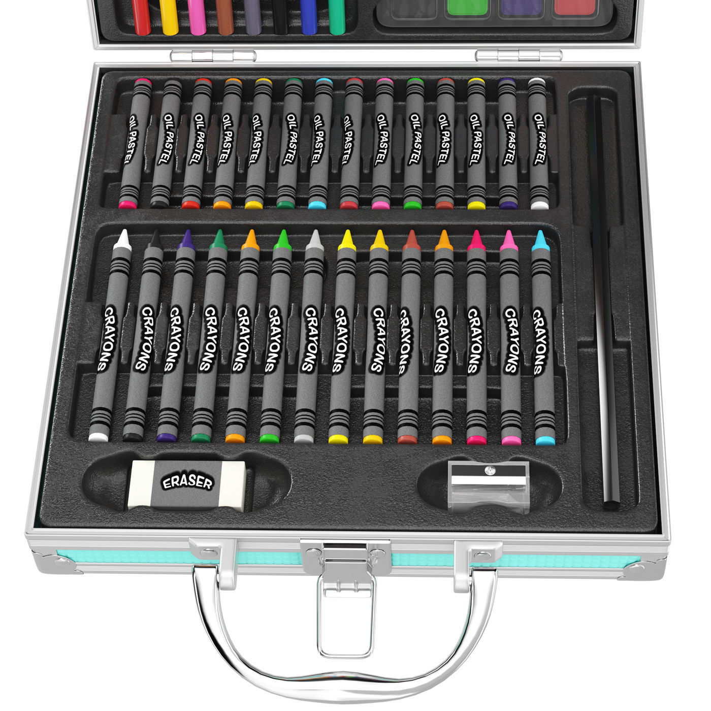 Artists Suitcase Gift Set 3D model_2