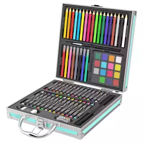 Artists Suitcase Gift Set 3D model