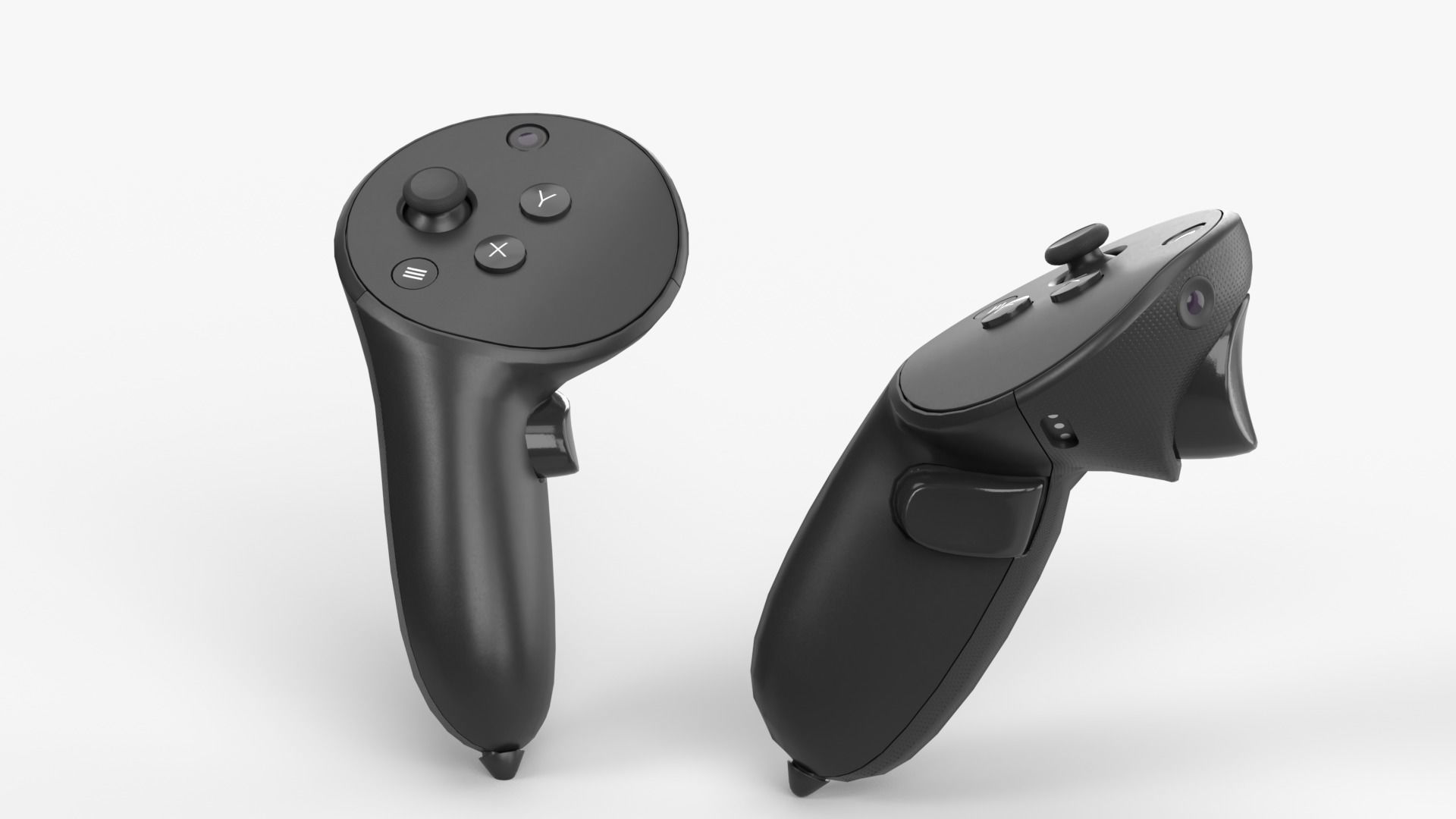 Meta Quest Touch Pro controllers  3D model_2