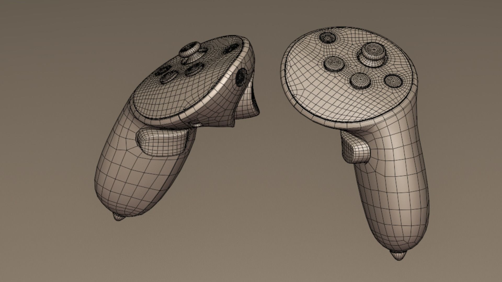 Meta Quest Touch Pro controllers  3D model_6