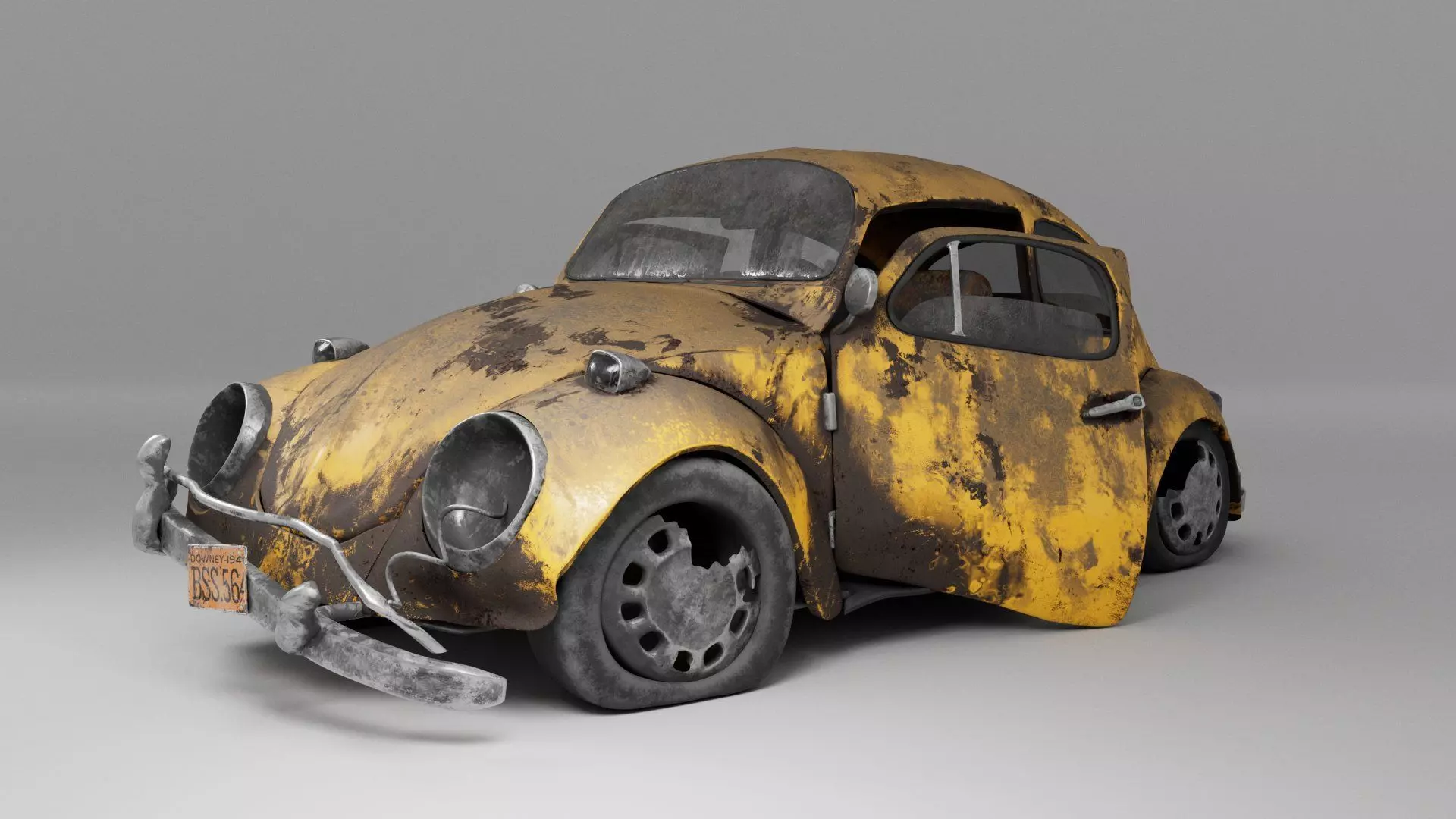 old beetle car 3D model