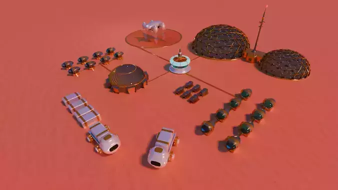 Mars colony