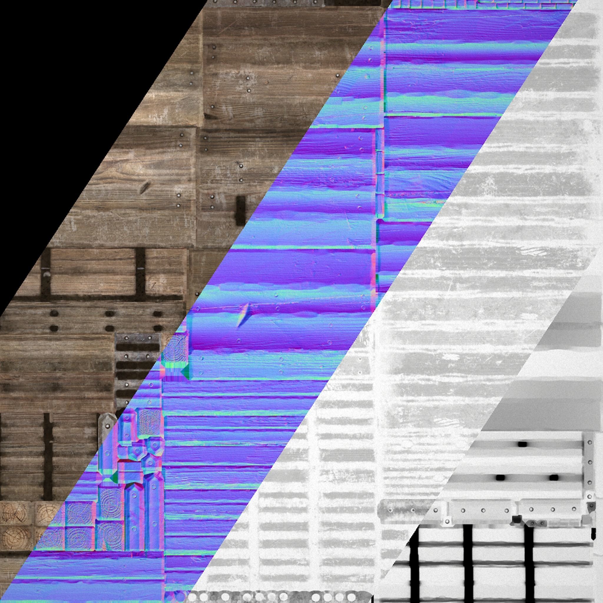 Medieval Town House Cottage Low-poly 3D model_36