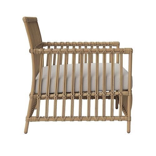 Caroline Lounge Chair 3D model 2