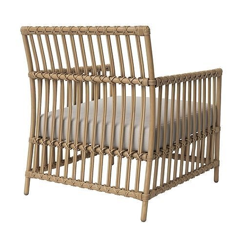 Caroline Lounge Chair 3D model 3