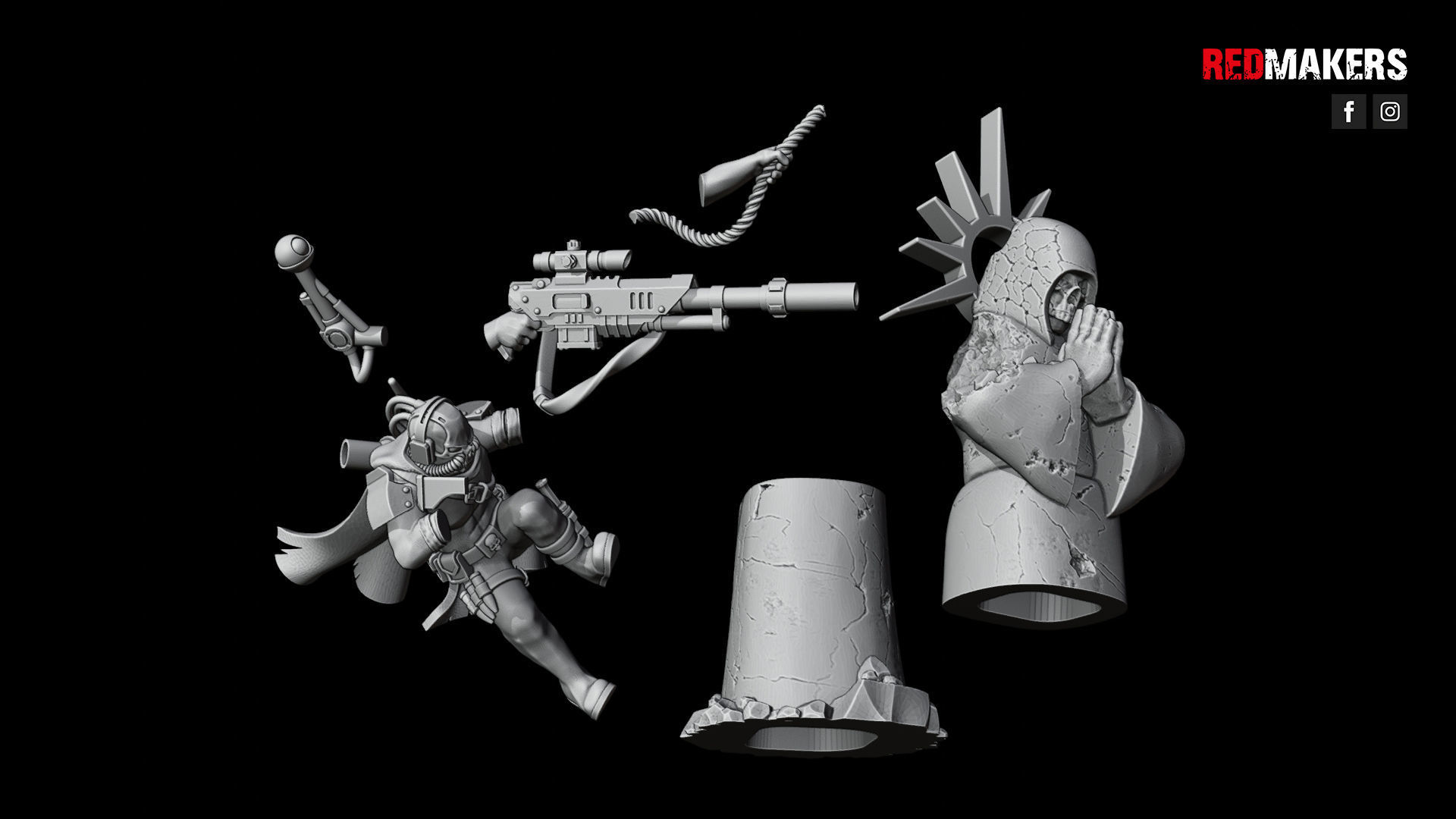 Sniper Assassin  Free 3D print model_10