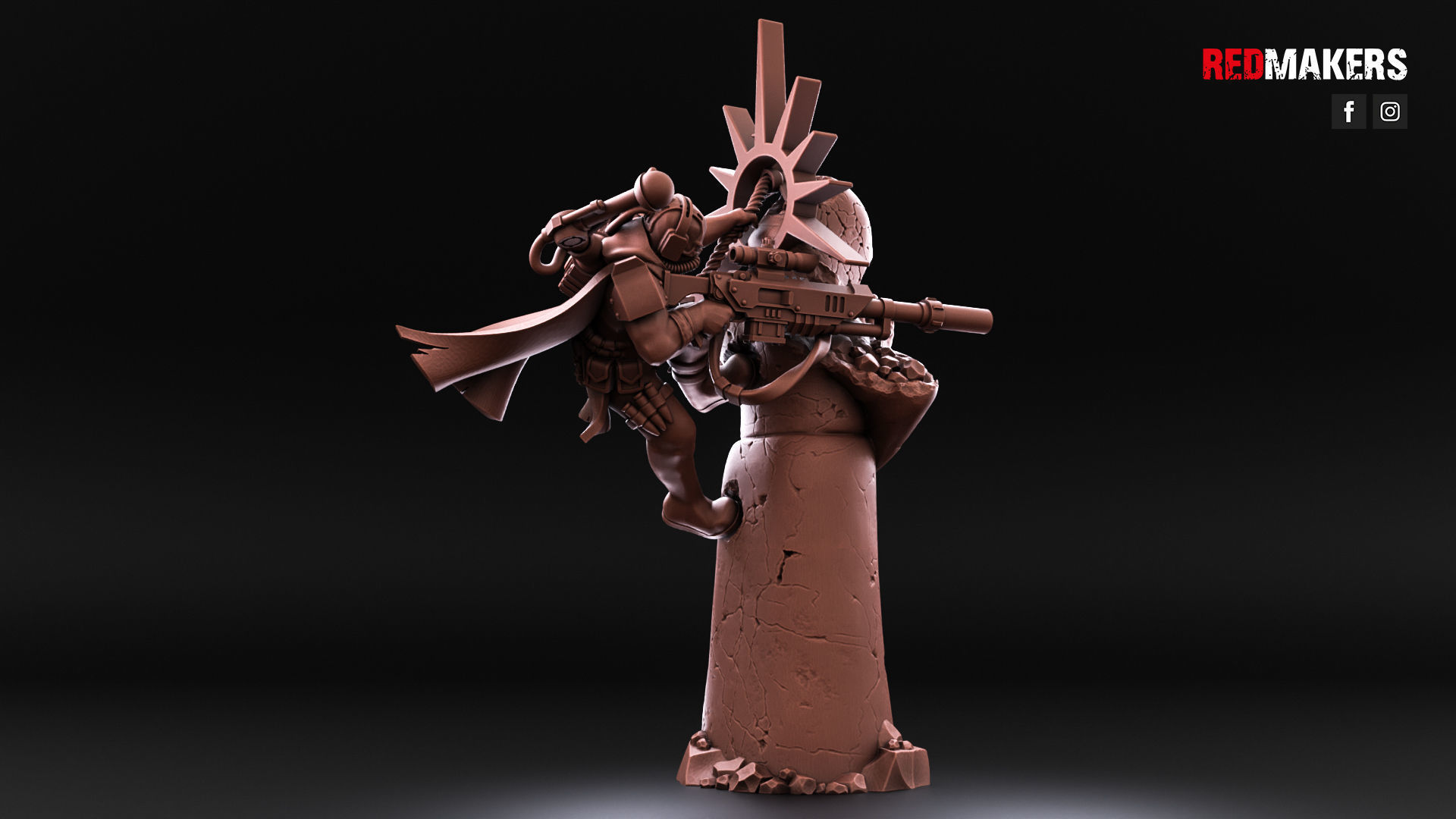 Sniper Assassin  Free 3D print model_4