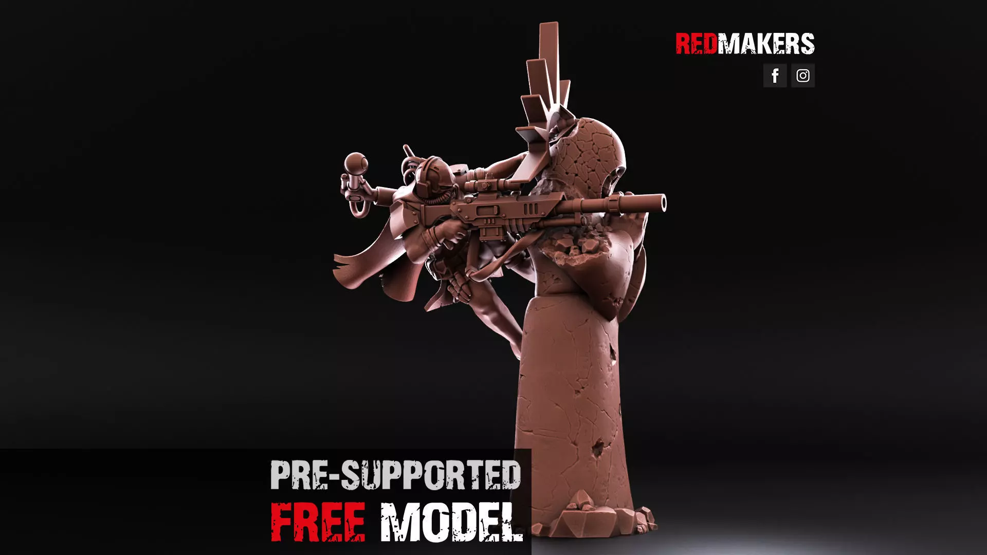 Sniper Assassin  Free 3D print model_0