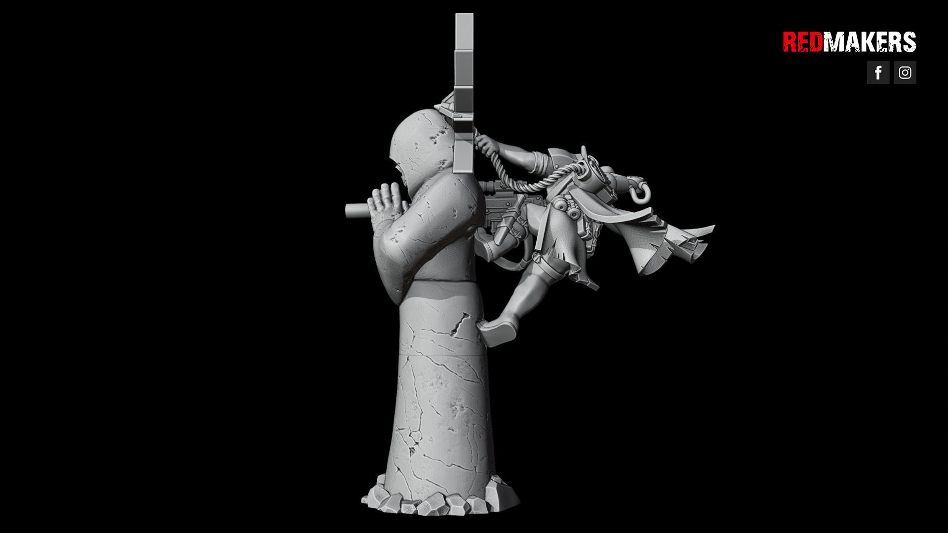 Sniper Assassin  Free 3D print model_9