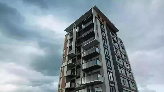 Residential apartment building