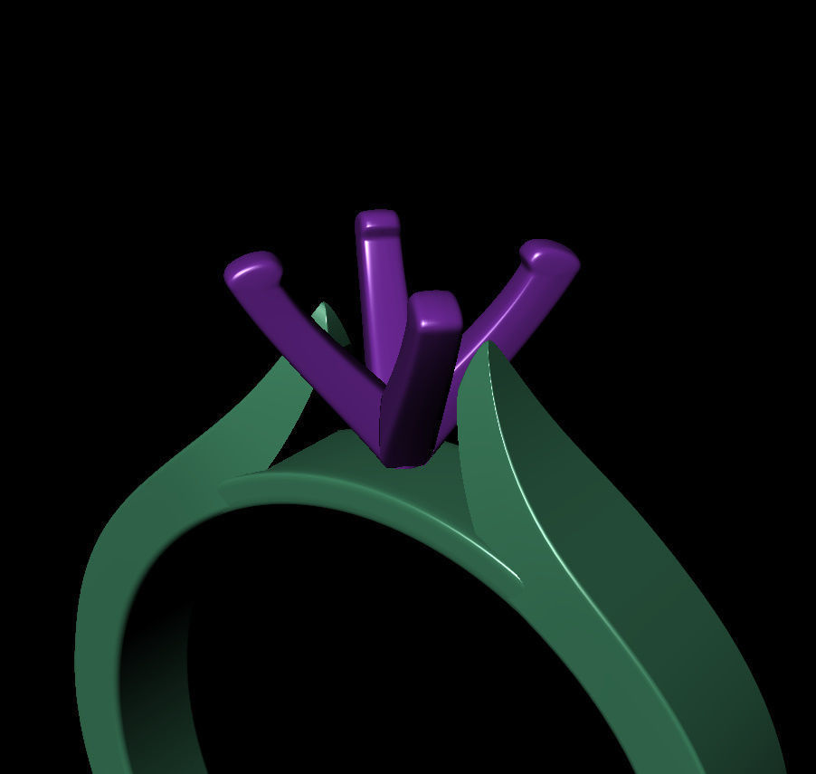 Round 0-75-CT Flat Profile Round Shank Width 2-6mm 3D print model_12