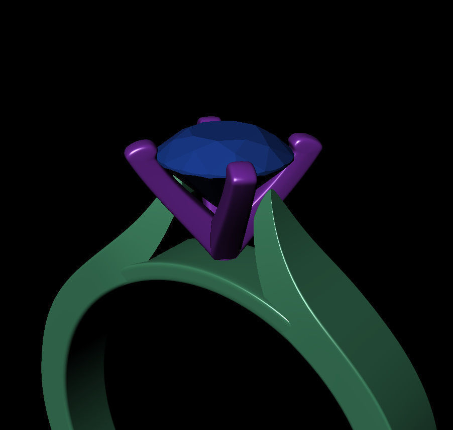 Round 0-75-CT Flat Profile Round Shank Width 2-6mm 3D print model_11