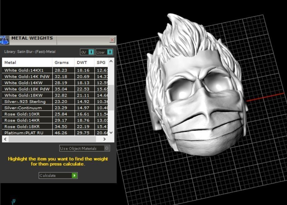 ring mask skull 3D print model_5