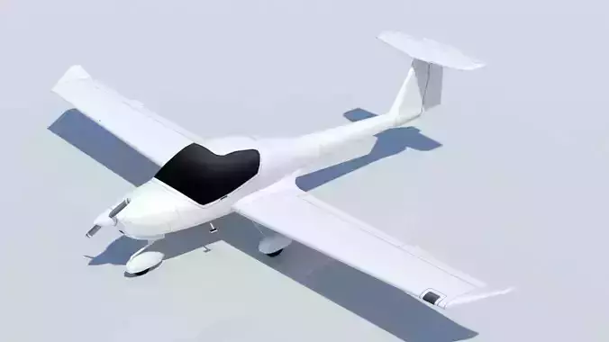 DA20 Katana Static Lowpoly Blank Low-poly 3D model
