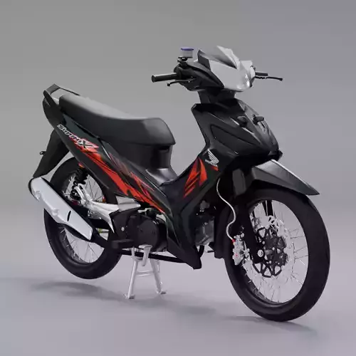2014 - Honda Supra CW 125 FI 3D model