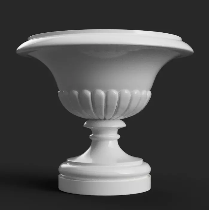 planter - candy dish - garden urn v2 3D print model_0