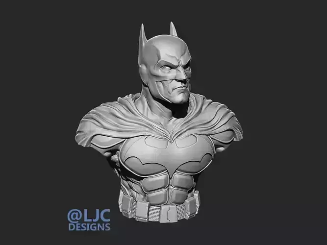 Batman Bust fan art 3D print model