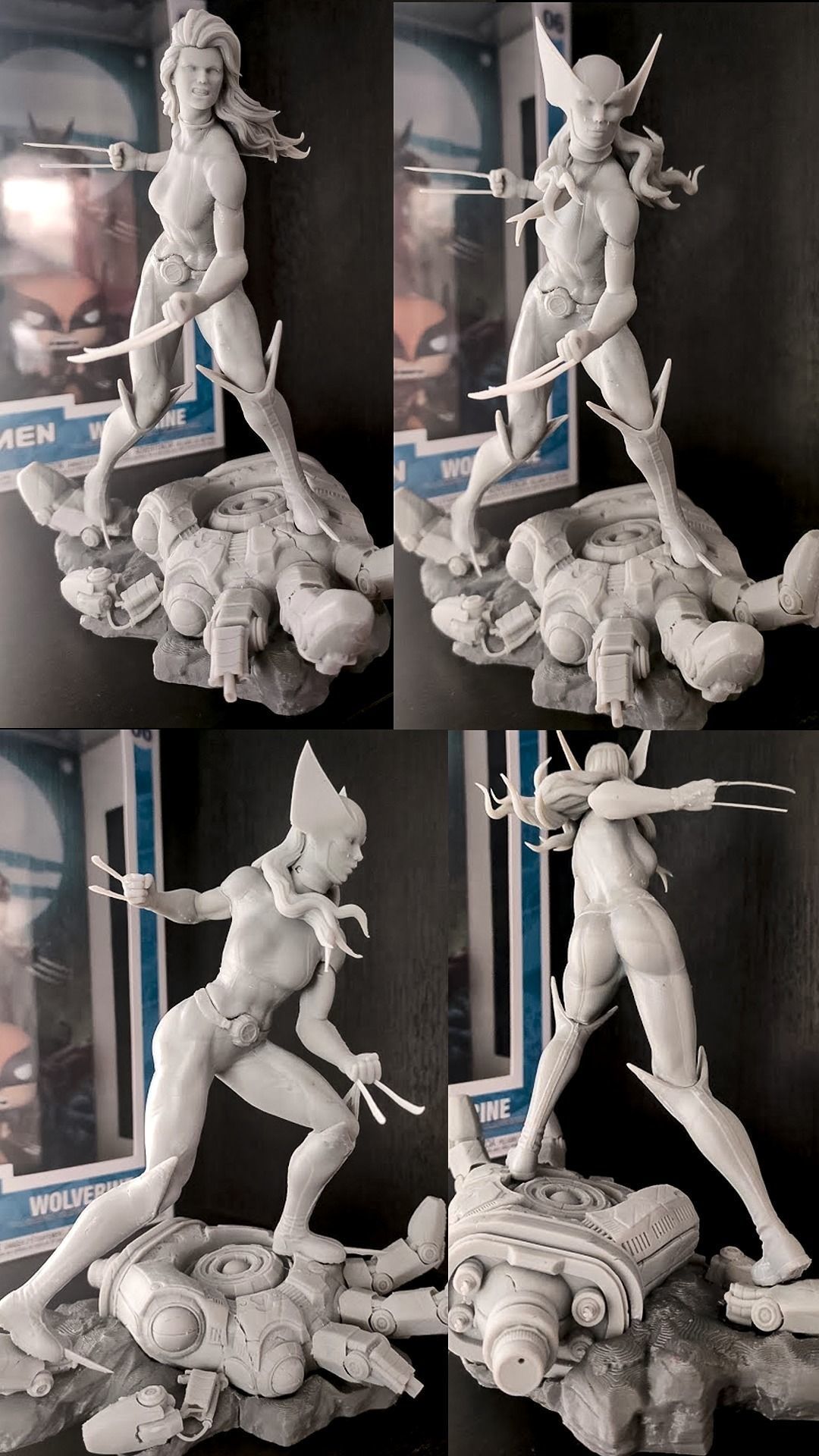 X23 - Collectible Statue 3D print model_9