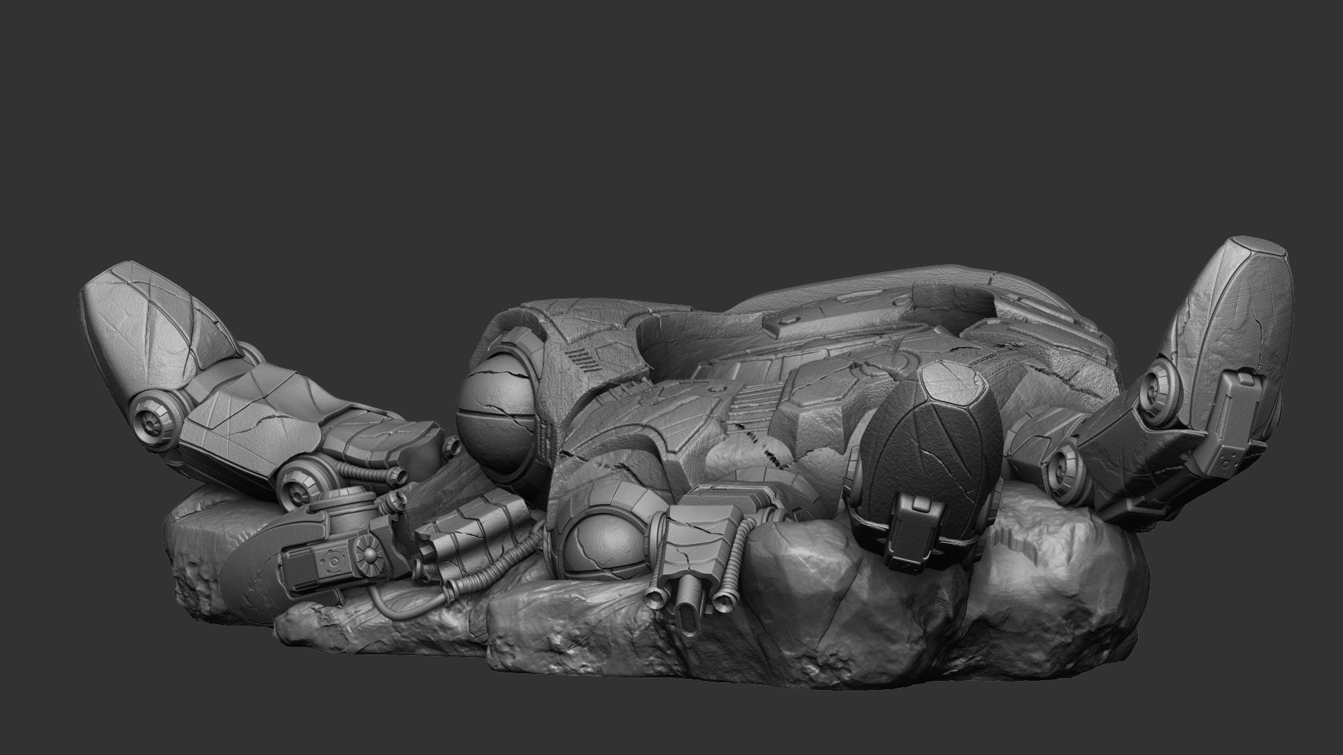 X23 - Collectible Statue 3D print model_7