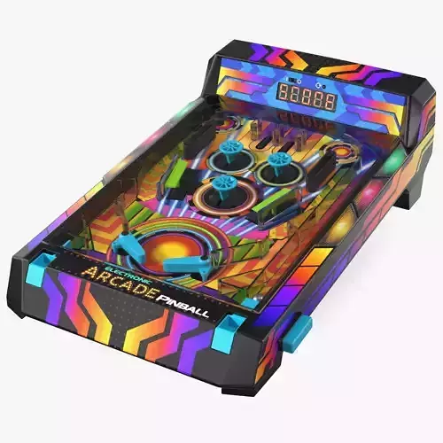 Compact Electronic Pinball Game