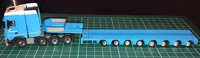 Nooteboom 8axle Tiefladar 1zu87 RC or Static model