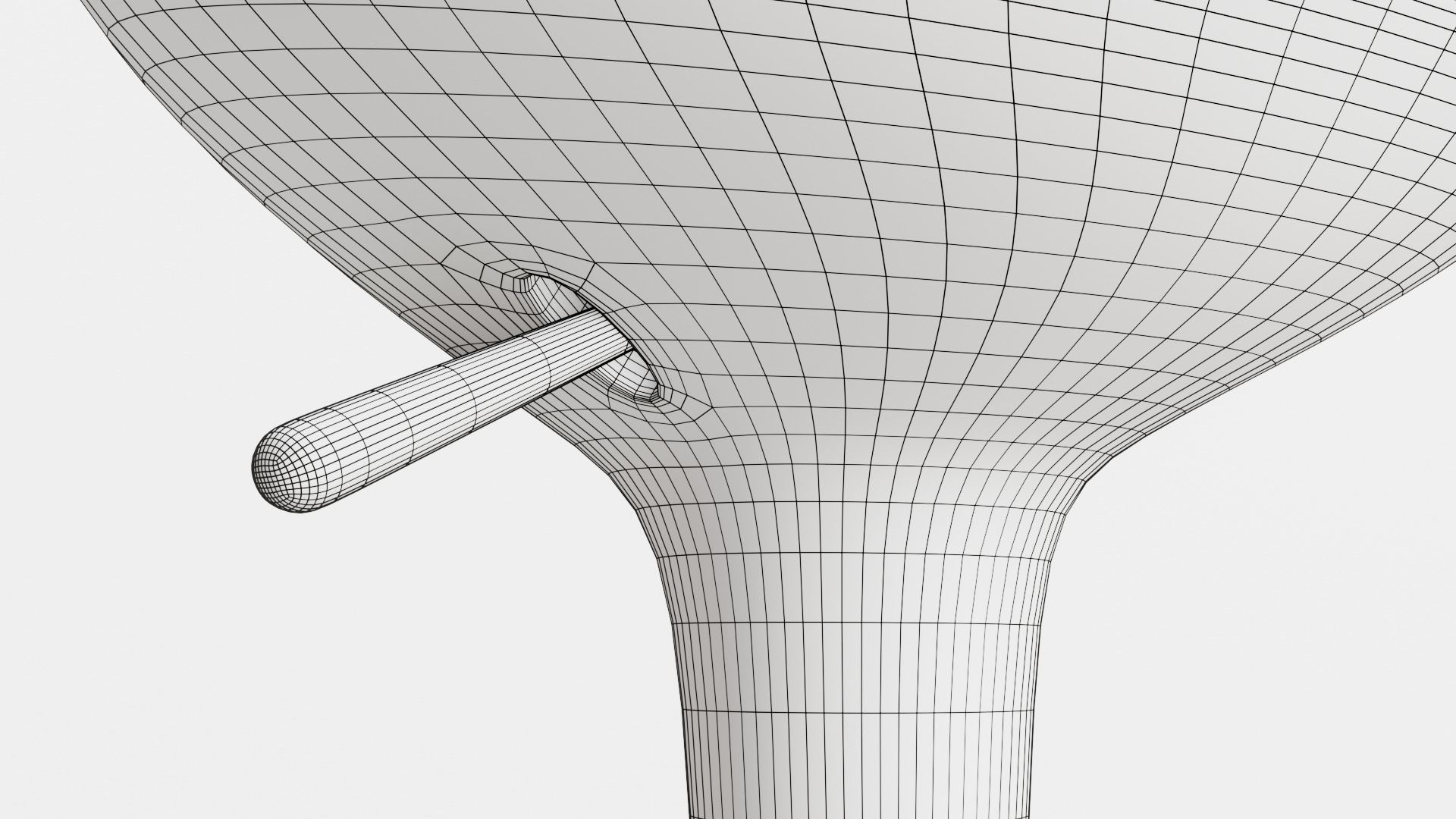 Bombo Stool 01 Low-poly 3D model_11